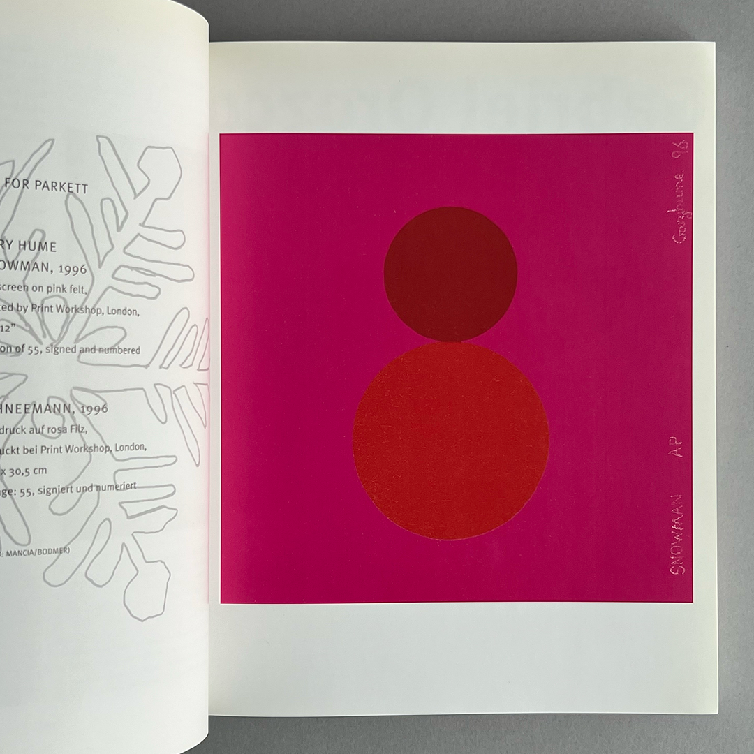 Parkett Vol. 48 - 1996 Gary Hume, Gabriel Orozco, Pipilotti Rist