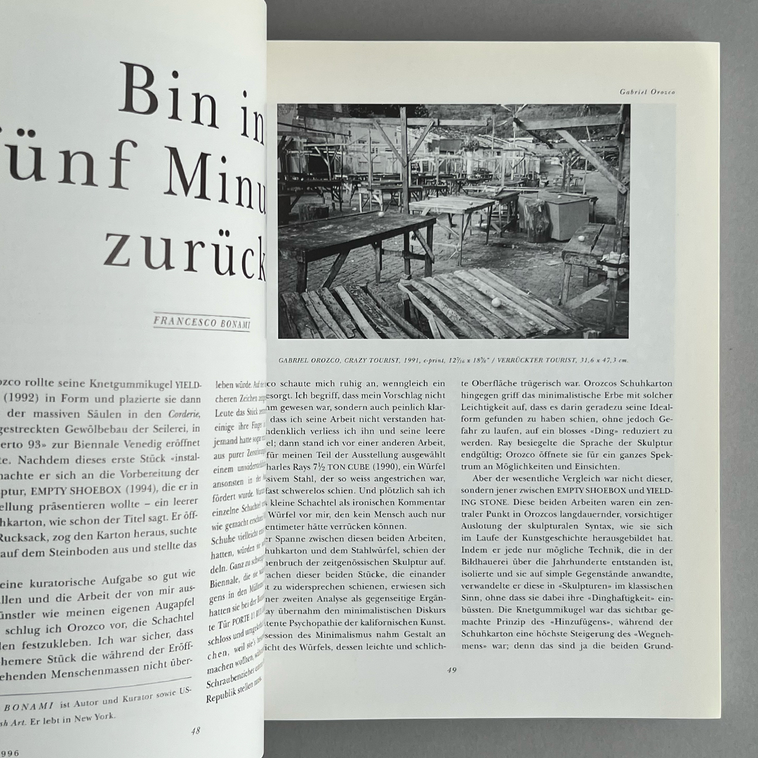 Parkett Vol. 48 - 1996 Gary Hume, Gabriel Orozco, Pipilotti Rist