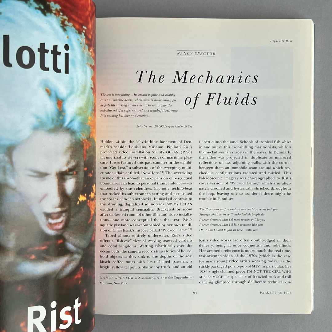 Parkett Vol. 48 - 1996 Gary Hume, Gabriel Orozco, Pipilotti Rist