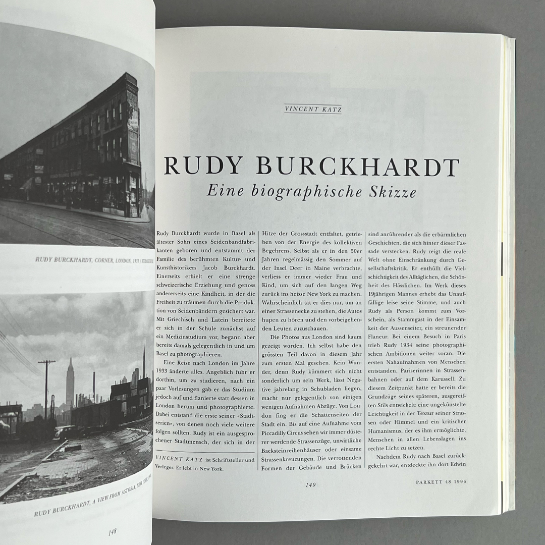 Parkett Vol. 48 - 1996 Gary Hume, Gabriel Orozco, Pipilotti Rist