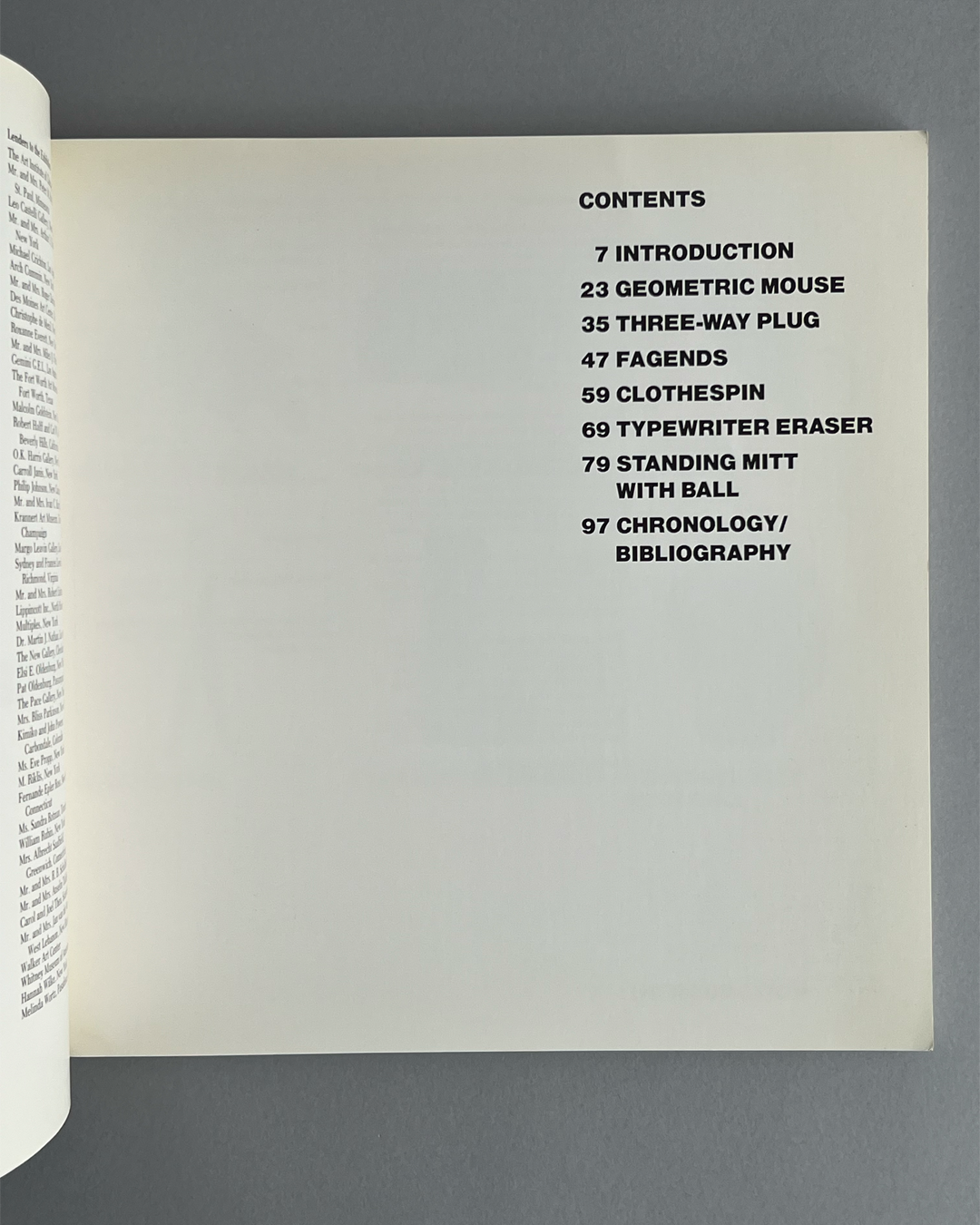 Claes Oldenburg - Six Themes