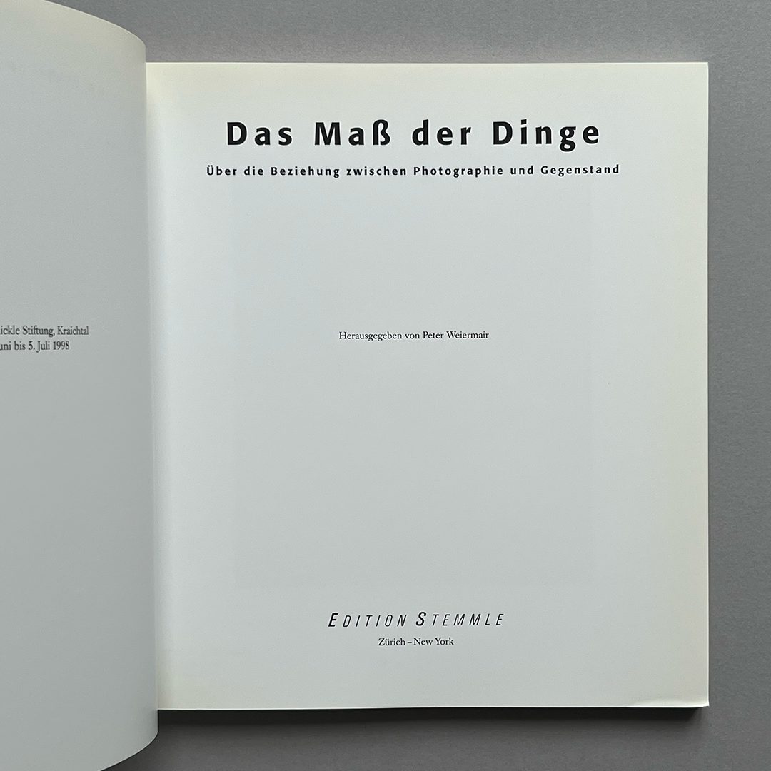Das Mass der Dinge
